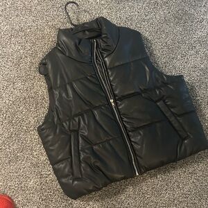 Black Puffer Vest
